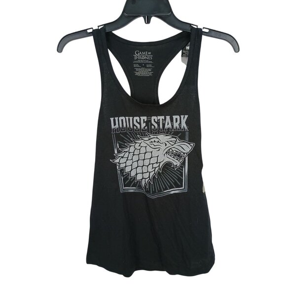 Game‎ Of Thrones House Stark Womens Racerback Tank Top Small - Picture 1 of 8